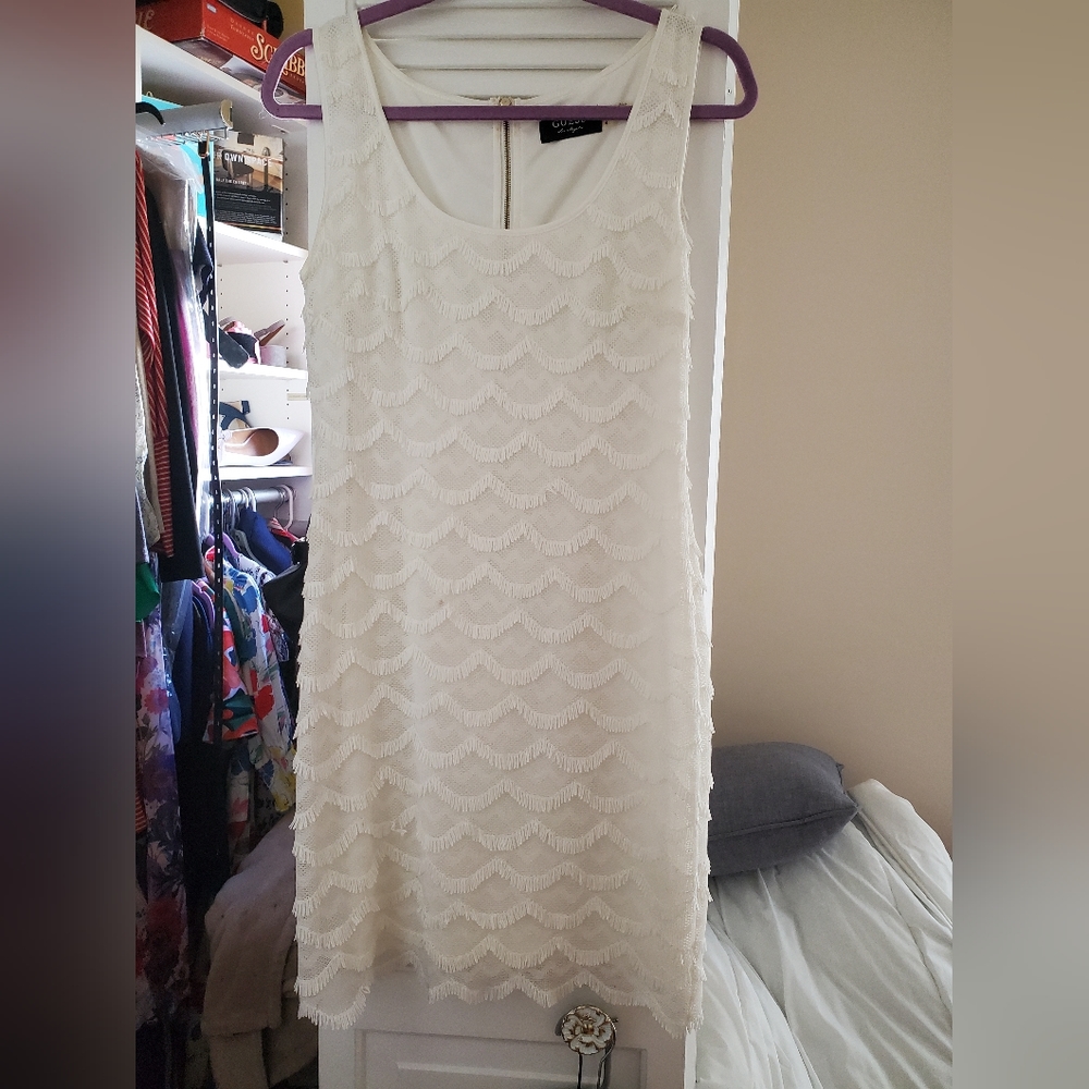 Guess white dress